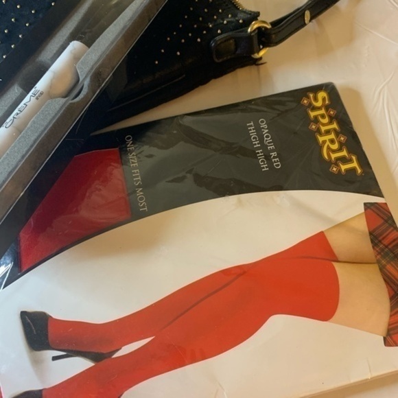 Old Navy Purse, Spirit Stockings, Make-Up Brush - Picture 2 of 14